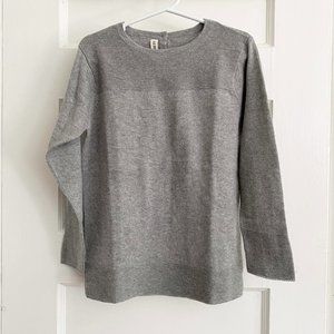 ** KIDS ** As We Grow Grey Merino Wool Sweater, size 6/8y.